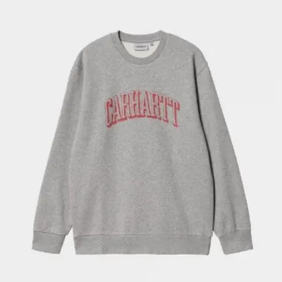 Carhartt Wip Scrawl Sweat Grey Heather/Rocket