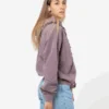 Carhartt Wip W' Hooded Casey Sweat - Misty Thistle/ Silver - Image 2