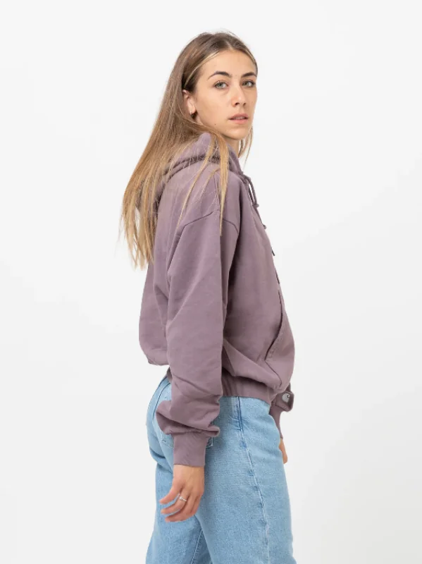 Carhartt Wip W' Hooded Casey Sweat/Pulóver - Fakó Lila - Image 2