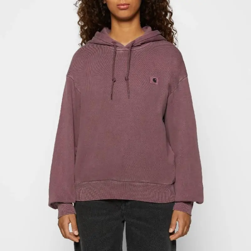 Carhartt Wip Womens Hooded Nelson Sweatshirt/Pulóver - Szilva