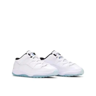 Jordan 11 Retro Low (TD) White/Legend Blue/White/Black - Image 2
