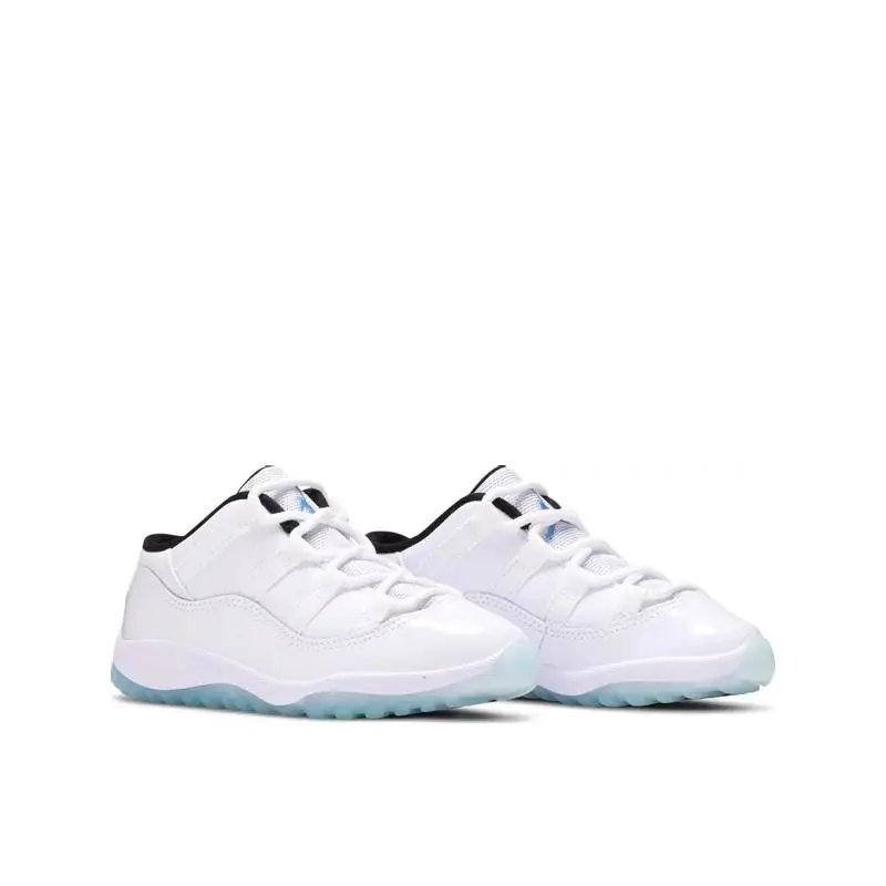 Jordan 11 Retro Low (TD) White/Blue - Image 2