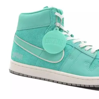 Jordan Air Ship PE SP Light Menta/Metallic Silver - Image 4