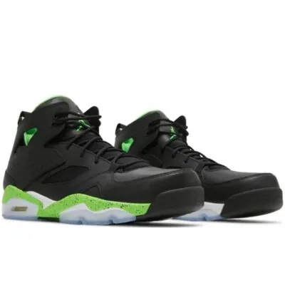 Jordan Flight Club 91 - Black / Green Strike - Image 2