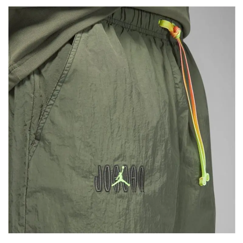 Jordan Flight MVP Statement Woven Pants 'Olive' - Image 3