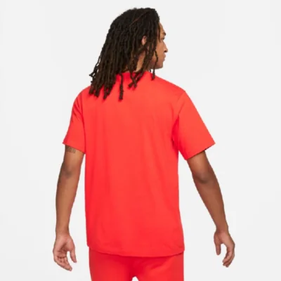 Jordan Jumpman GFX Crew T-Shirt Chili Red/Metallic Gold - Image 2