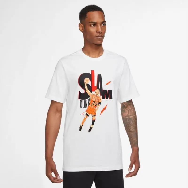 Jordan Slam Dunk T-Shirt - White