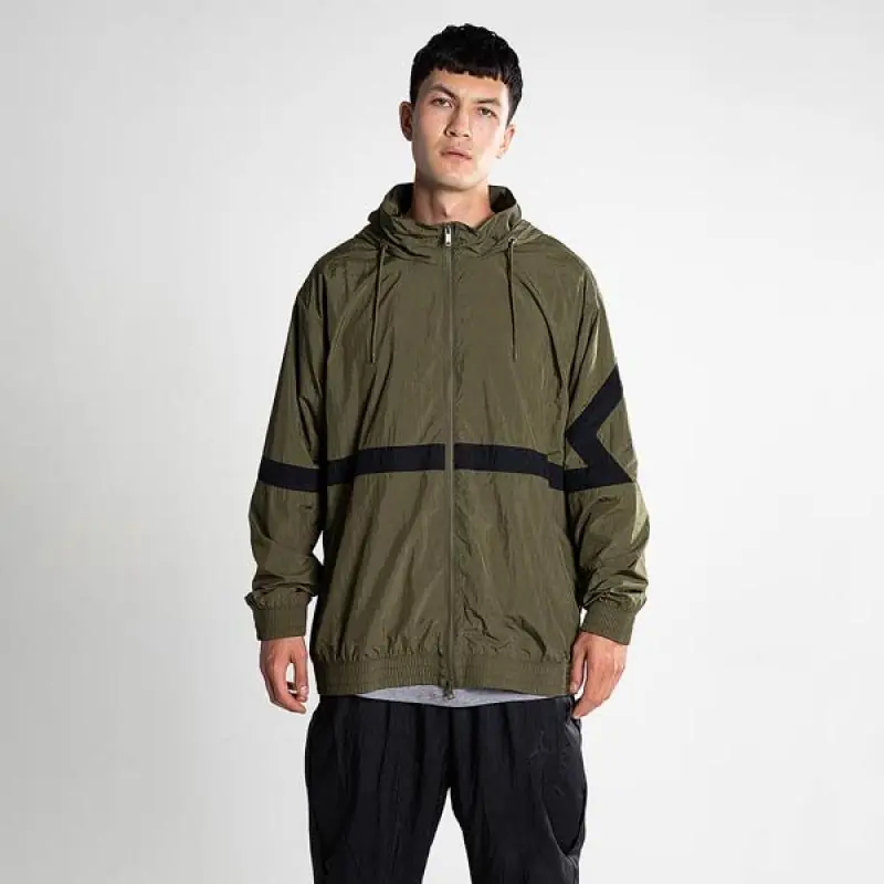 Jordan Sportswear Diamond Track Jacket - Olive Canvas/ Black