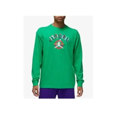 Jordan Zone 23 Long-Sleeve T-Shirt 'Green' - Image 2