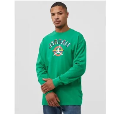 Jordan Zone 23 Long-Sleeve T-Shirt 'Green'