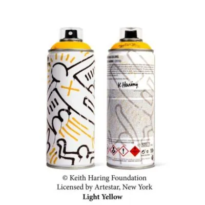 Keith Haring Special Edition Can - Light Yellow