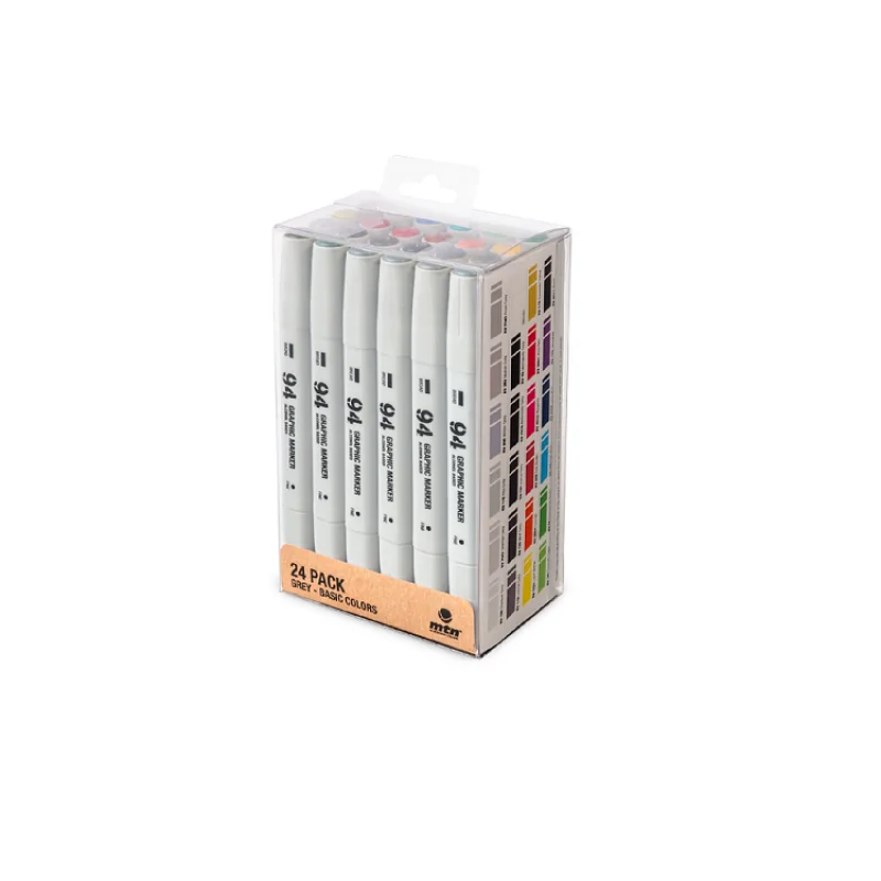 MTN 94 Graphic Marker Grey Filckészlet (24 db)