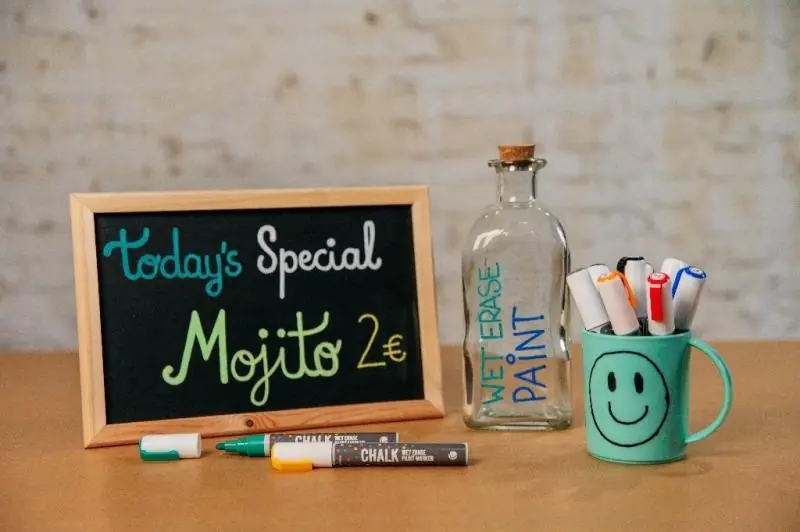 MTN Chalk Lemosható Krétafilckészlet 2mm (8 db-os set) - Image 3