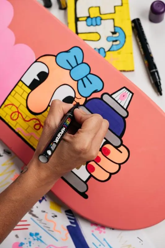 MTN Marcador Akril Filckészlet 6mm (8 db) - Image 2