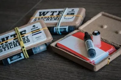 MTN WTF 'Blue Frame' Stickers - Image 3