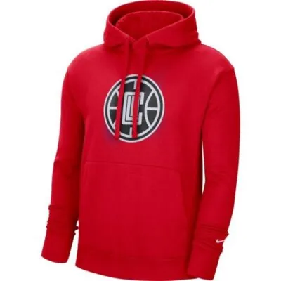 NBA Los Angeles Clippers Fleece Essential Hoodie University - Red