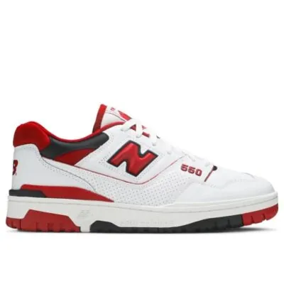 New Balance 550 - White / Red / Black