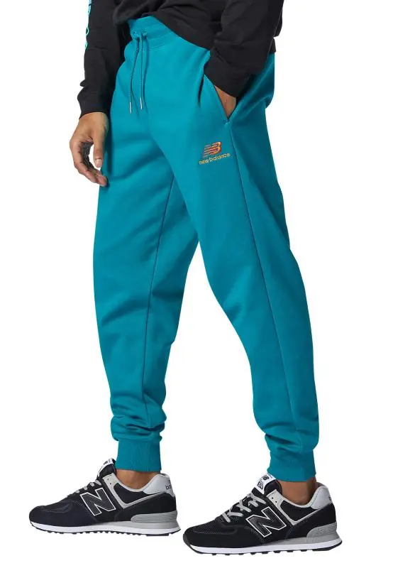 New Balance Essentials Embroidered Pant - Team Teal - Image 2