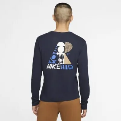 Nike A.I.R. Cody Hudson Dri-Fit Long-Sleeve T-Shirt - Obsidian/ Obsidian - Image 5