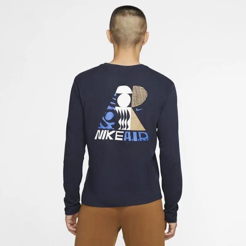 Nike A.I.R. Cody Hudson Dri-Fit Long-Sleeve T-Shirt/Hosszú Ujjú póló - Obszidián - Image 5