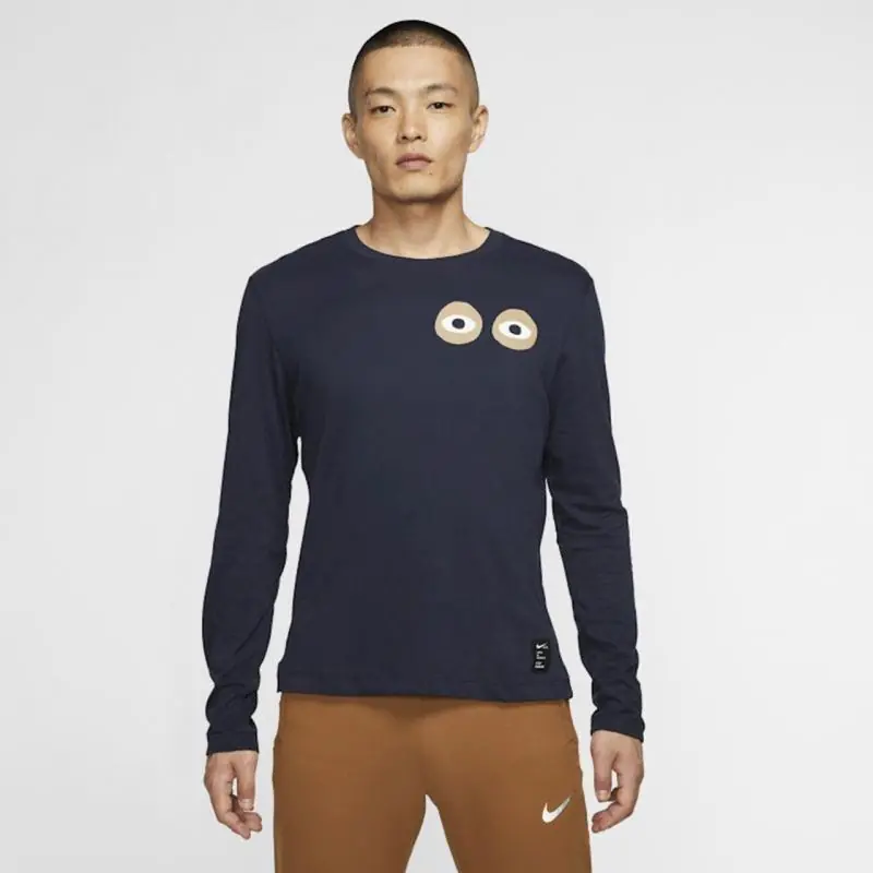 Nike A.I.R. Cody Hudson Dri-Fit Long-Sleeve T-Shirt/Hosszú Ujjú póló - Obszidián