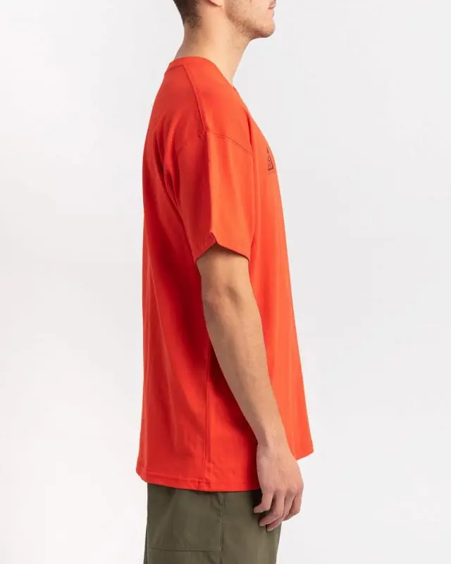 Nike ACG Logo T-Shirt - Habanero Red/ Noble Red - Image 2