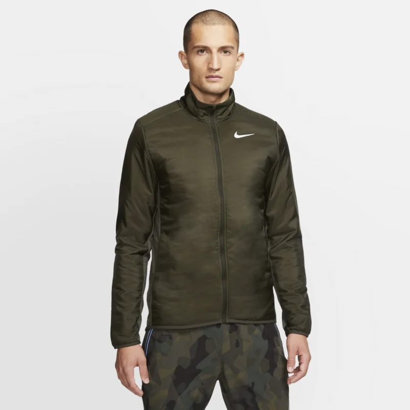 Nike AeroLayer Runnig Jacket - Sequoia/ Grey Fog/ Reflective Silver