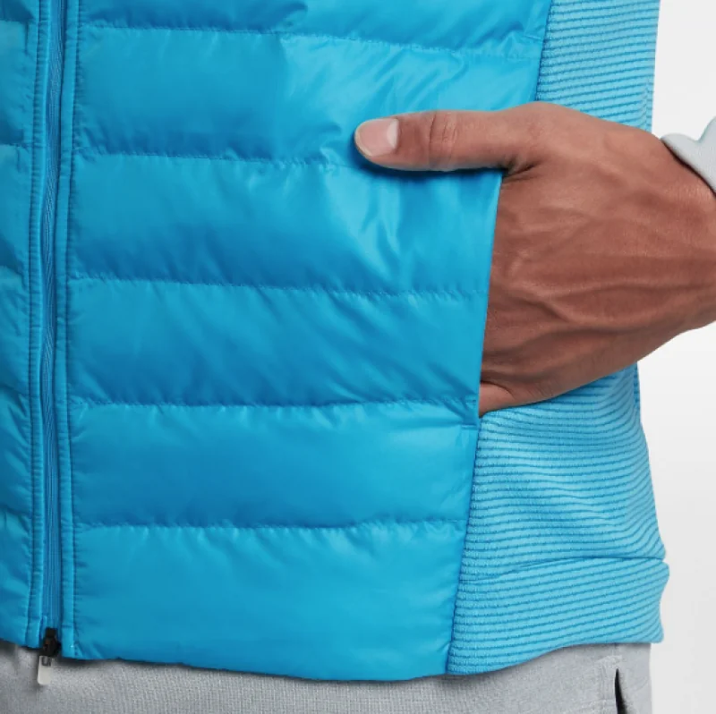 Nike AeroLoft Golf Gilet - Blue Fury/ Flat Silver - Image 3