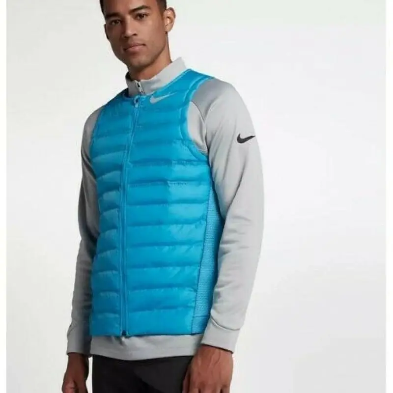 Nike AeroLoft Golf Gilet - Blue Fury/ Flat Silver - Image 4