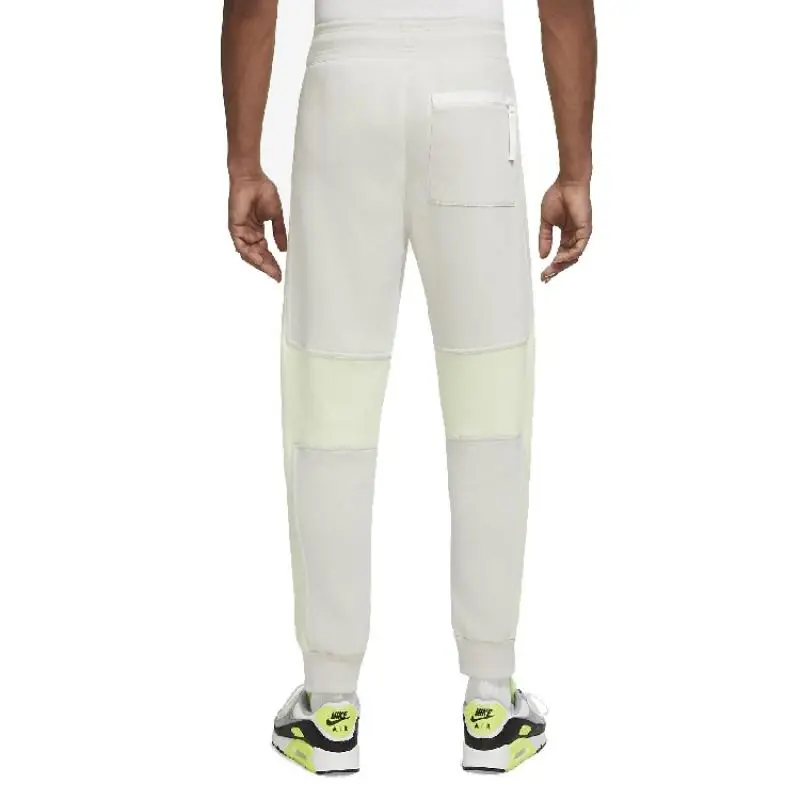 Nike Air Fleece Pants Light Bone/Lime Ice - Image 2