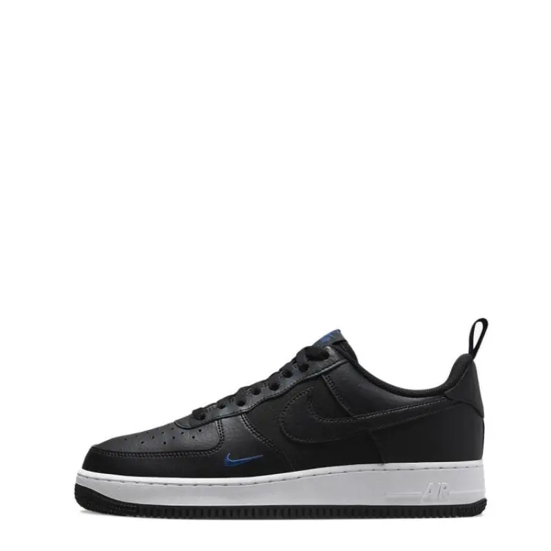 Nike Air Force 1 '07 'Black/Court Blue' - Image 2