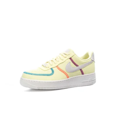 Nike Air Force 1 '07 Low (W) LX 'Stitched Canvas - Life Lime' - Image 2