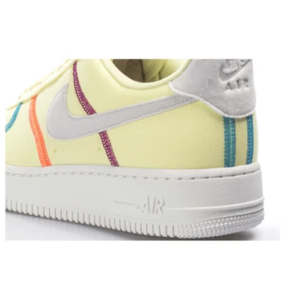 Nike Air Force 1 '07 Low (W) LX 'Stitched Canvas - Life Lime' - Image 5