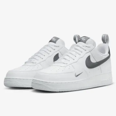 Nike Air Force 1 '07 LV8 UT White / Metallic Dark Grey - Image 2