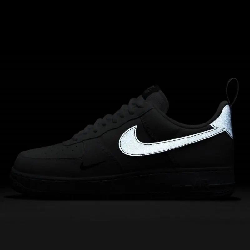 Nike Air Force 1 '07 LV8 UT White/Metallic Grey - Image 4