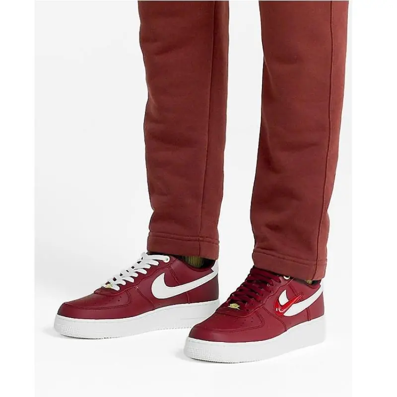 Nike Air Force 1 '07 Prm 'Join Forces' - Bordeaux - Image 4