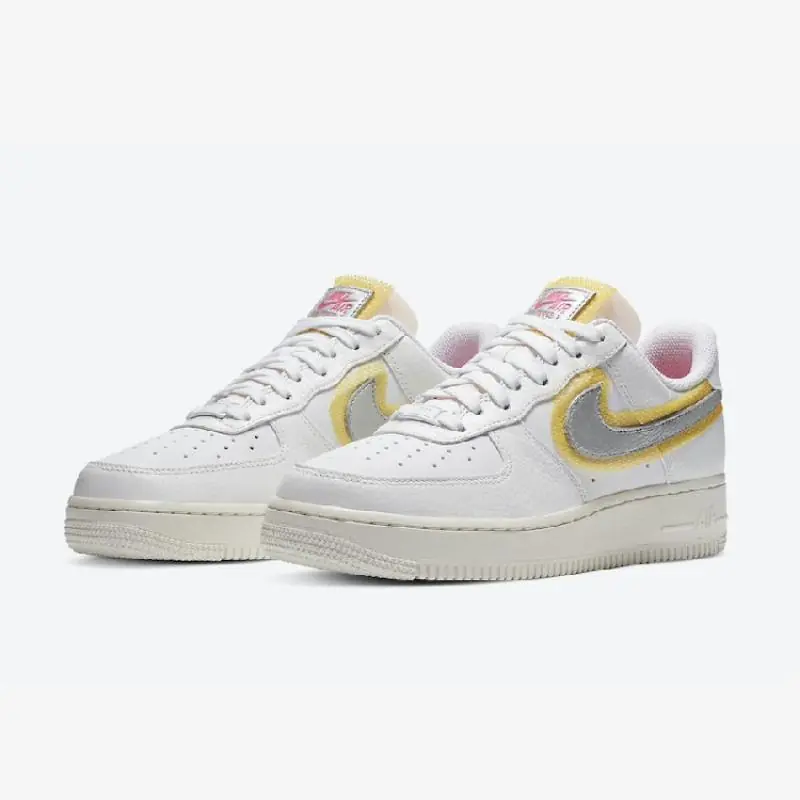 Nike Air Force 1 '07 'White University Gold' - Image 2