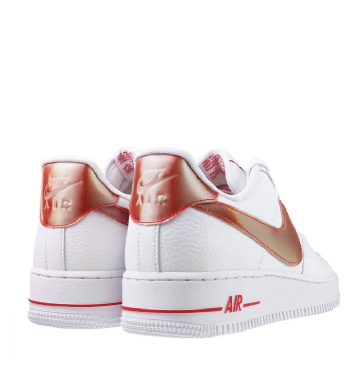 Nike Air Force 1 '07 White/University Red - Image 2
