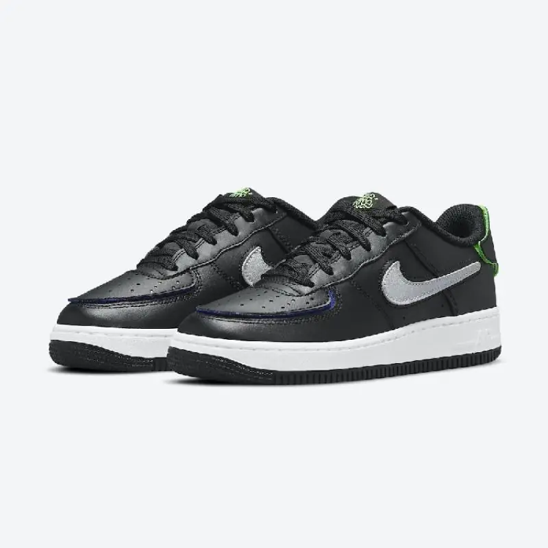 Nike Air Force 1/1 (GS) 'AF1 Mix - Black' - Image 2