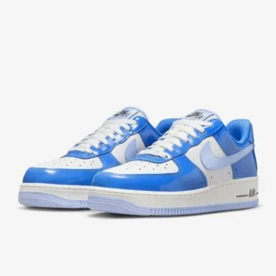 Nike Air Force 1 Blue Patent - Image 2