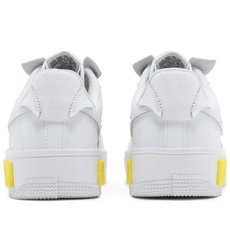 Nike Air Force 1 Fontanka (W) - White / Opti Yellow - Image 3