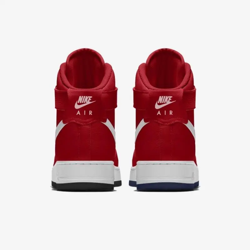 Nike Air Force 1 High NBY - Red / White / Black - Image 3