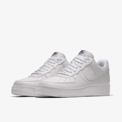Nike Air Force 1 Low NBY (W) 'Triple White' - Image 2