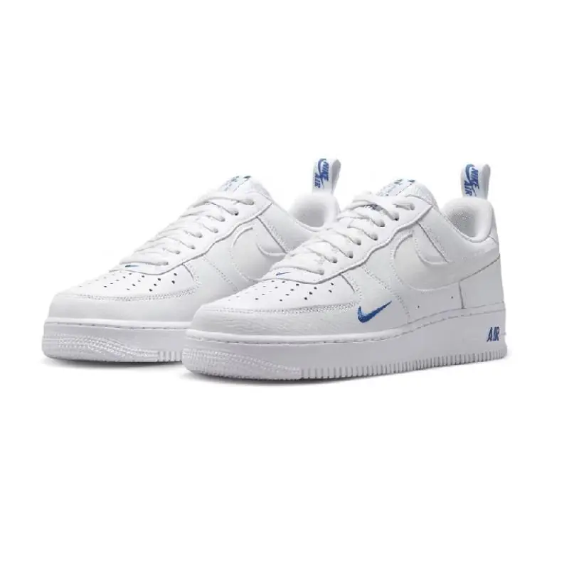 Nike Air Force 1 '07 LV8 'White / DK Marina Blue - Image 2