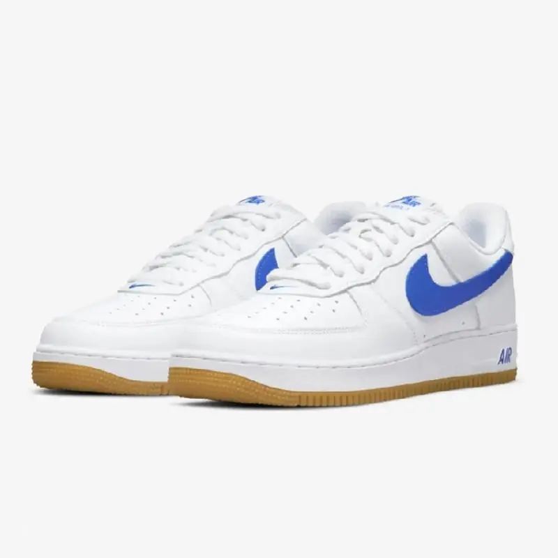Nike Air Force 1 Low White/Royal Blue - Image 2