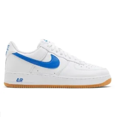 Nike Air Force 1 Low Retro - White/Royal Blue/Gum Yellow