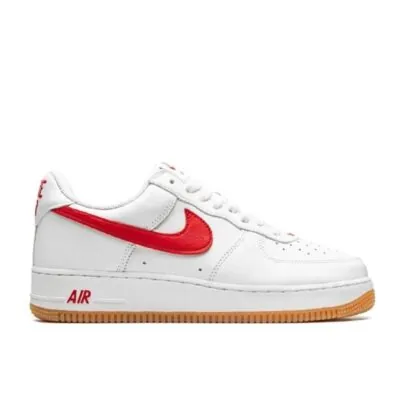Nike Air Force 1 Low Retro - White/University Red/Gum Yellow