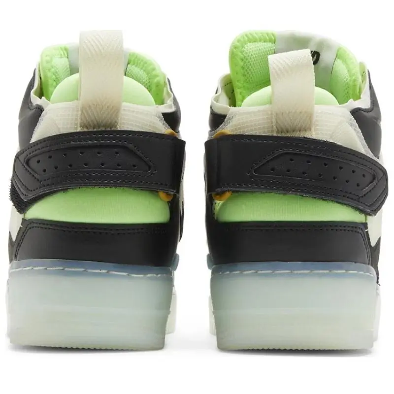 Nike Air Force 1 Mid React 'Black Neon' - Image 3