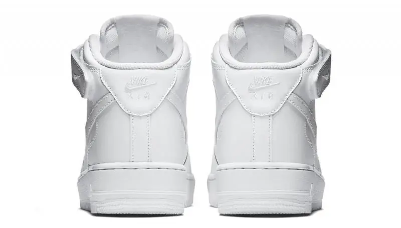Nike Air Force 1 Mid 'Triple White' - Image 3