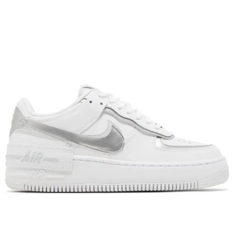Nike Air Force 1 Shadow-White/Metallic Silver
